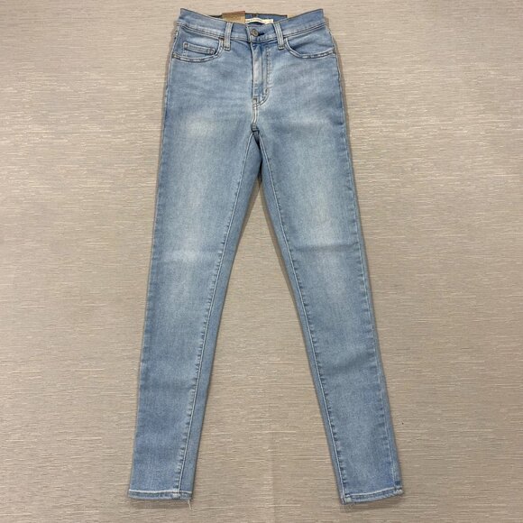 Levi's 720 Jeans Womens 27 x 30 High Rise Super Skinny Light Wash Stretch Denim - Picture 3 of 15